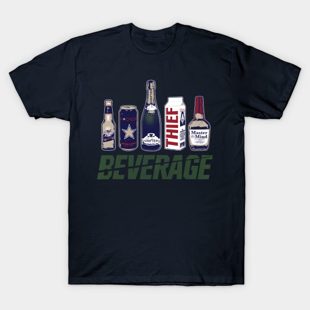 We Provide... Beverage T-Shirt by oneshoeoff